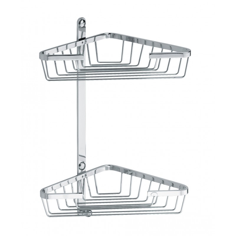 Angolare composto da 2 griglie h.5,5 cm, 27x20x38 fissaggio a parete,  Bahamas